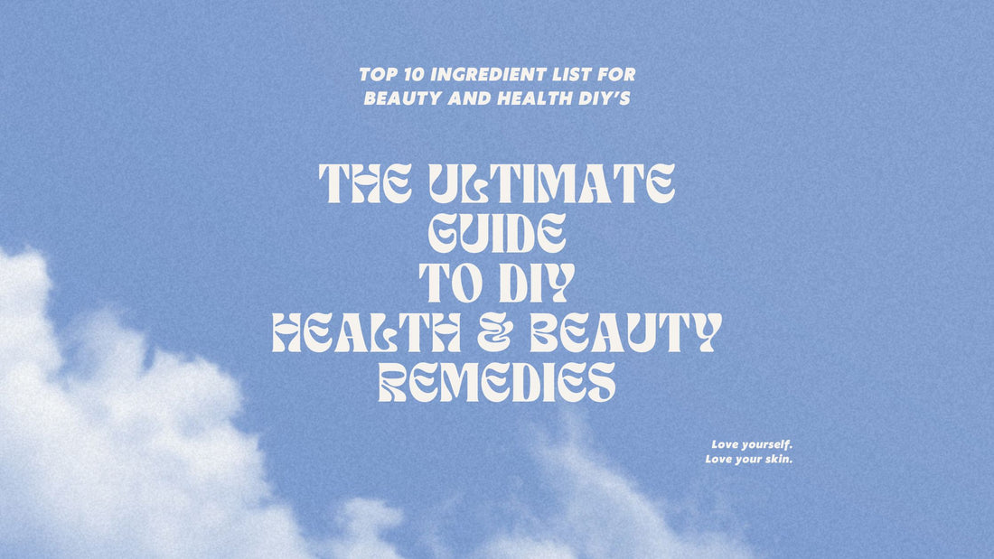 The Ultimate Guide to DIY beauty and health remedies - Top 10 ingredients from my pantry that I use for beauty and health reasons. DIY at home recipes for hair, skin, and health.