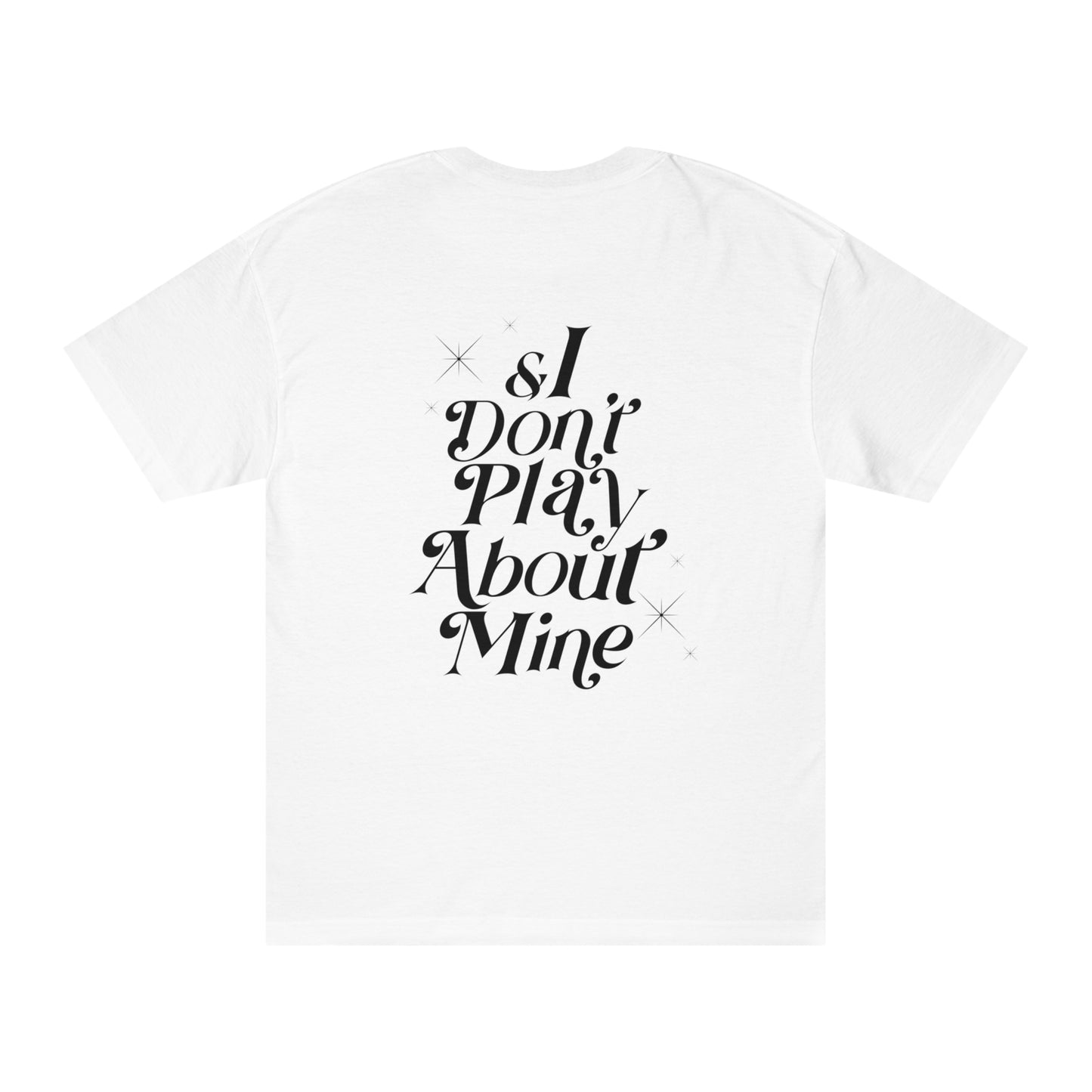 Mama Don't Play Classic T-shirt (White & Black)