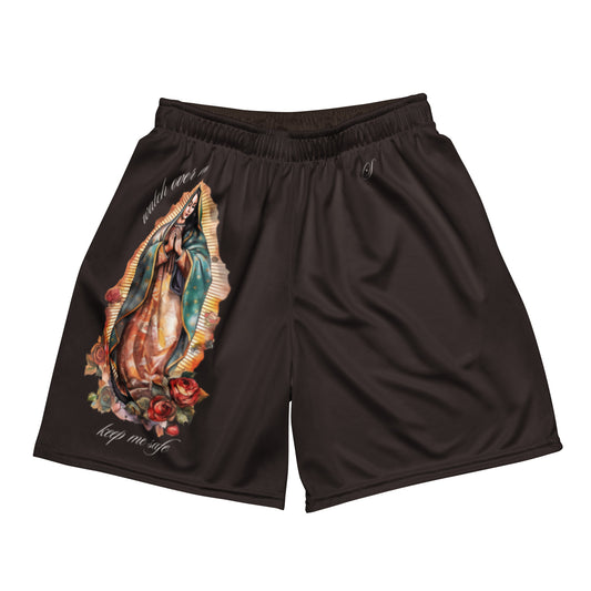 Lady of Guadalupe Mesh Basketball Shorts