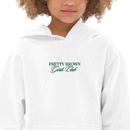 Pretty Brown Girls Club Kids Hoodie